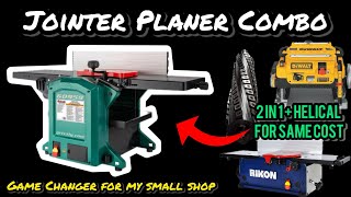 Two Tools in One Combo Jointer Planer Grizzly G0959 [upl. by Garap]