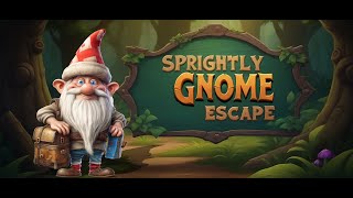 G4K Sprightly Gnome Escape Game Walkthrough [upl. by Adnawat846]