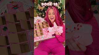 Opening ENTIRE ADVENT CALENDAR ALL PINK theme day 1 [upl. by Schram]