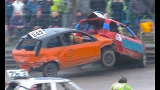 Banger Racing HMC  Standlake 2020 Unlimited Classic 2 litre amp Micro [upl. by Gladwin]