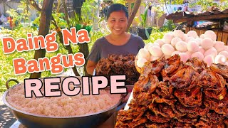 DAING NA BANGUS Prepared 160 pieces Of Daing Baby Bangus For Everyone  Iligan City [upl. by Onil]