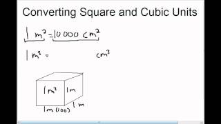 Converting Square and Cubic Units [upl. by Kariotta801]