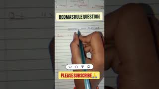 BODMAS Rule ke question kaise karne shots viral math [upl. by Eilyah]