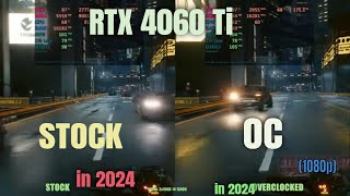 RTX 4060 Ti overclock vs Stock [upl. by Jayne]