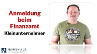 Fragebogen zur Steuerlichen Erfassung  Kleinunternehmer [upl. by Anelad]