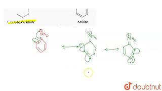 Cyclohexylamine is more basic than aniline Explain  11  ORGANIC CHEMISTRY  SOME BASIC PRINC [upl. by Aierb]