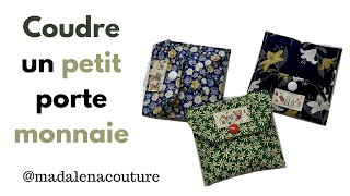 Coudre un petit porte monnaie  Tuto Couture Madalena [upl. by Greeson]