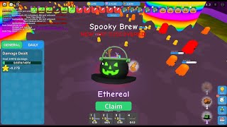 Spooky Brew Ethereal hat  Unboxing Simulator Halloween event [upl. by Dulci]