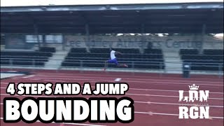 Triple Jump Bounding  4 Steps and A Jump  22 Metres  LONDONREIGNSPORTS [upl. by Sahc]