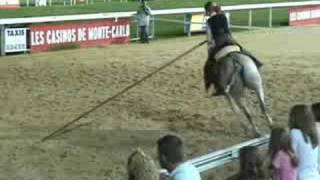 Spectacle Equestre  Concours Jeunes talents du Spectacle  Hippodrome Cagnes 2008 [upl. by Ellivnarg610]