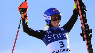 Mikaela Shiffrin  3nd place  Giant Slalom  Killington  2023 [upl. by Orr]