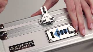 How to Set Tumbler Combination for Vaultz® Locking Cash Box [upl. by Buehrer100]