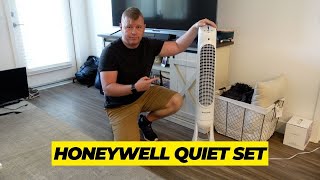 Honeywell Quiet Set Whole Room Tower Fan Review [upl. by Skiest]