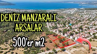 Didim Akbükte Deniz Manzaralı Villa İmarlı 500’er m2 Satılık Arsalar  No103 [upl. by Joel582]