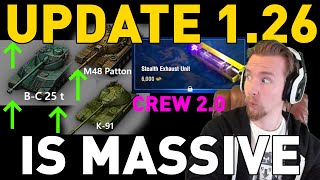 Update 126 is MASSIVE for World of Tanks [upl. by Willumsen]