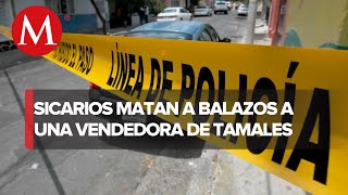 Sujetos armados asesinan a vendedora de tamales en Aguascalientes [upl. by Persis]