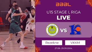 Rezeknes BJSS 2010 vs VKKMB 2010  BBBL Boys U15 [upl. by Toor600]