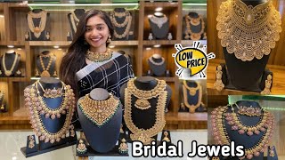 Bridal jewelry set wholesale in chennai  Cheapest amp Best Trendy Collections [upl. by Veronika]