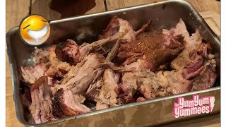 Devils Pulled pork on the weber kettle with SnS [upl. by Barrow]