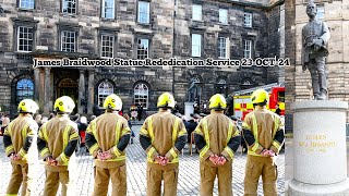 James Braidwood  Edinburgh Statue rededication Service [upl. by Theresita993]