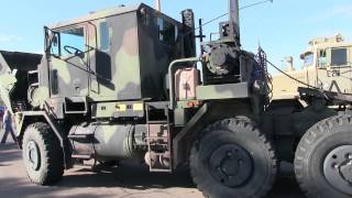 A More Detailed Look At A Detroit Diesel 8V92TAPowered Oshkosh M1070 HET [upl. by Netti]