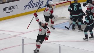 Simon Nemec First NHL Goal Full Play NJDevils NHL [upl. by Arten]