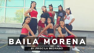 BAILA MORENA  Hector y Tito ft Don Omar  Coreografía Priscila Medrano [upl. by Nereids]