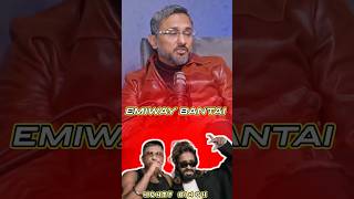 YO YO HONEY SINGH PRAISING EMIWAY BANTAI yoyo short shorts youtubeshorts emiwaybantai [upl. by Yatnuhs]