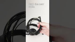 How to replace the Sennheiser HD25 cable [upl. by Vish]