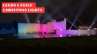 Best Christmas Lights At Leeds Castle [upl. by Leirraj]