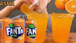 ASMR FANTA DRINKING SOUNDS ORANGE ICE CUPNO TALKING REAL SOUNDS환타 오렌지맛 얼음컵 음료수 먹방 원샷ファンタを飲んでいます [upl. by Zavras372]