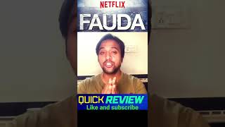 Netflix “Fauda” Israeli web series quick review fauda [upl. by Htebzil]