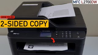 How To Enable 2Sided Copy In Brother MFC L2700dw Printer [upl. by Cowen]