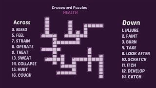 Crossword Puzzle Game In English  Puzzles With Answers [upl. by Renick]