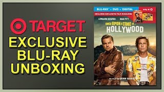 Once Upon a Time in Hollywood Target Exclusive Bluray Unboxing [upl. by Ayila]