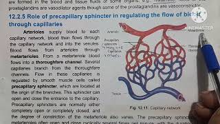 Role of arterioles in vasoconstriction and vasodilation precapillary sphincter [upl. by Sulokcin]