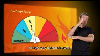 QFRS Catching Fire series  Part 10 Bushfire safety Auslan amp captions [upl. by Eiramanin]