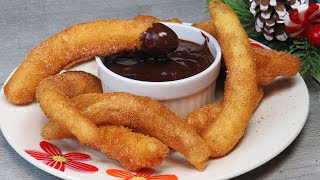 Churros  Gogoși spaniole [upl. by Sirromed]