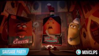 Sausage Party  NON PERISHABLES FUNNIEST SCENE  HD 1080P 2016 [upl. by Pippo]