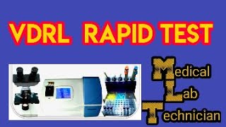 VDRL Test Procedure  How to check VDRL Test  Rapid Plasma Reagin Test for Syphilis  VDRL vs RPR [upl. by Notsirb]