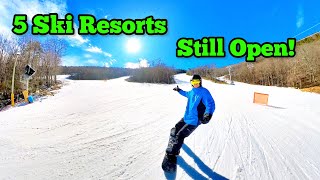 5 Mid Atlantic Ski Resorts Still Open Today 3724 [upl. by Panta]