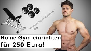 Home Gym für 250 Euro  Fitness Training zuhause  Kaufberatung [upl. by Erik]