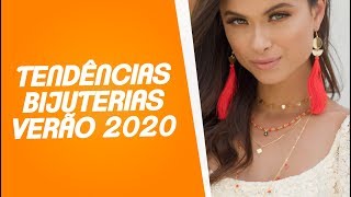 TENDÊNCIAS DE BIJUTERIAS E ACESSÓRIOS PARA O VERÃO 2020 [upl. by Inoek]