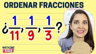 Ordenar fracciones con el mismo numerador  Primaria 4  kukis  Shorts [upl. by Nihcas544]