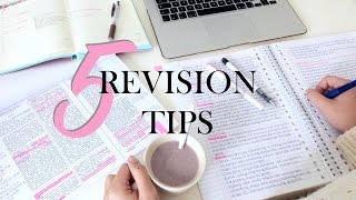 5 REVISION TIPS  study smarter [upl. by Yaras]