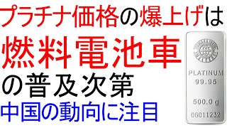 プラチナ価格の上昇は燃料電池車の普及次第です [upl. by Whitehurst]