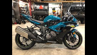 2023 Kawasaki Ninja ZX6R 636 Unboxing amp Complete Build  Pearl Nightshade Teal  ZX6R MotoGP [upl. by Atoked391]