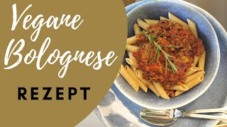 Die leckerste vegane Bolognese  REZEPT ► Nur 5 Zutaten [upl. by Verla]