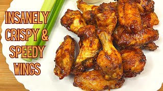 The Secret to Crispy Air Fryer Chicken Wings with Buffalo Sauce [upl. by Longo284]