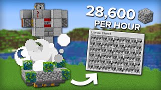 Minecraft Easy 5 Minute Cobblestone Farm  Fully Automatic [upl. by Alim163]